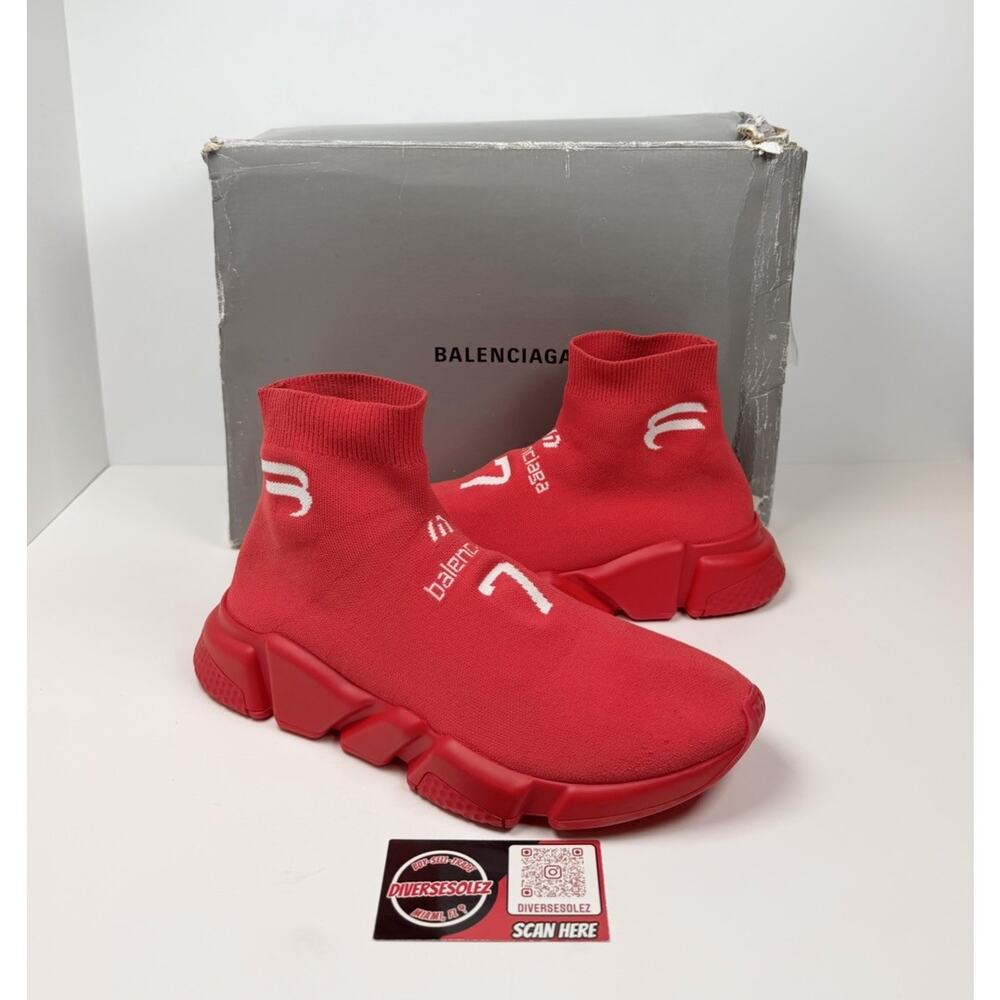 Size 42EU/9US - Balenciaga Speed Soccer Runner Intense Red❤️ RETAIL $900!